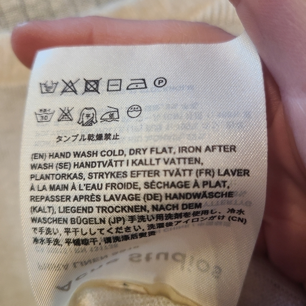 Acne Studios Phira Linen 100% linen sweater in WHITE - Picture 12 of 12
